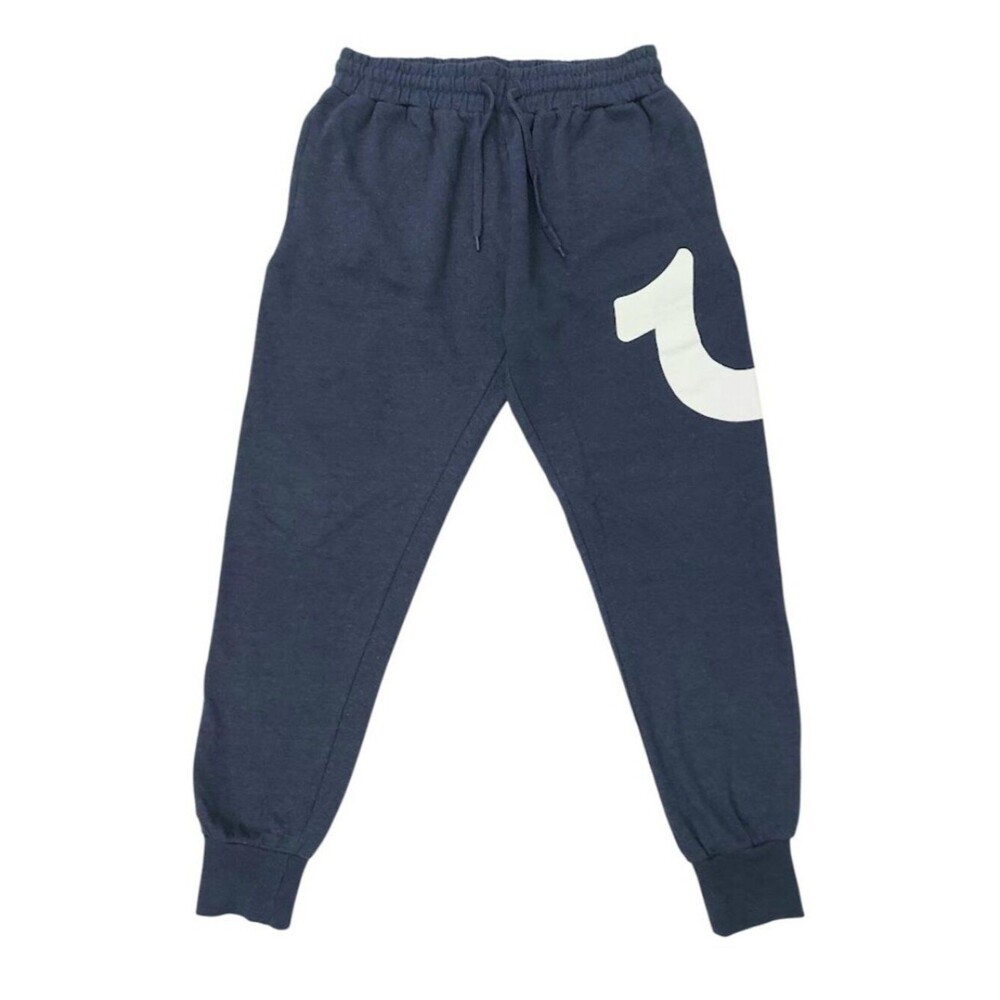 True Religion Jogger Pants Womens Small Navy Blue Cozy Athleisure Loungewear
